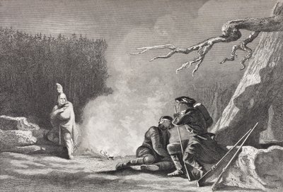 Zdradziecki Indianin, z „Galerii Portretów Historycznych”, wydanej ok. 1880 r. autorstwa English School