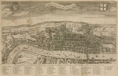 Widok Londynu około roku 1560 autorstwa English School