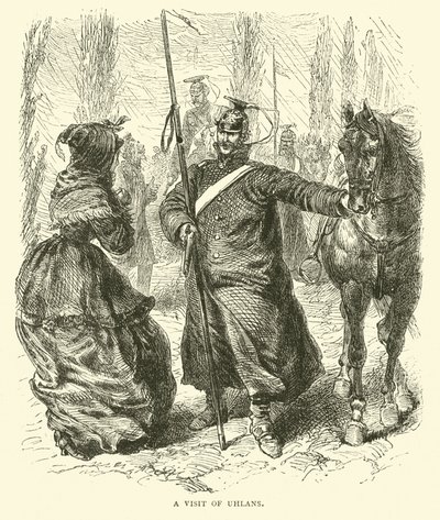 Wizyta Ułanów, marzec 1871 autorstwa English School