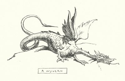 Wyvern (grawerunek) autorstwa English School