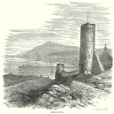Aberystwith (grawerunek) autorstwa English School