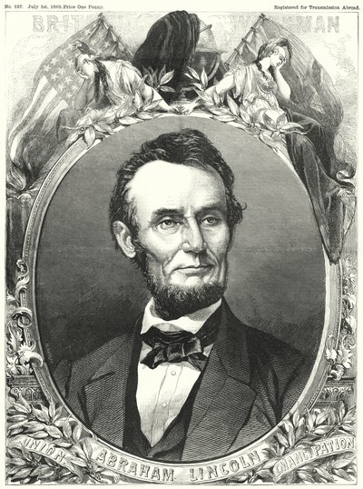 Abraham Lincoln (rycina) autorstwa English School