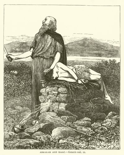 Abraham i Izaak, Księga Rodzaju, XXII autorstwa English School