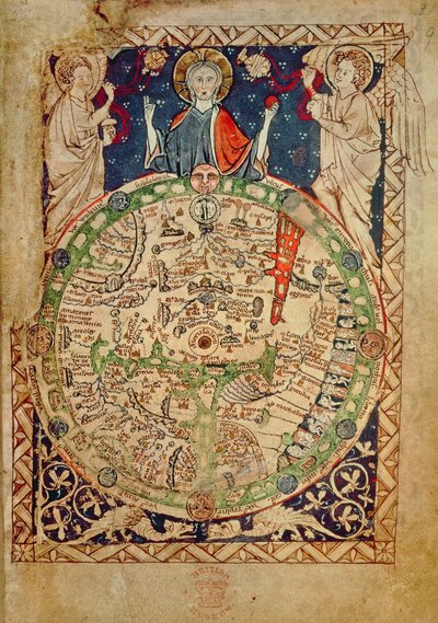 Dodatkowe Ms 28681, f.9: Mapa świata (welin) autorstwa English School
