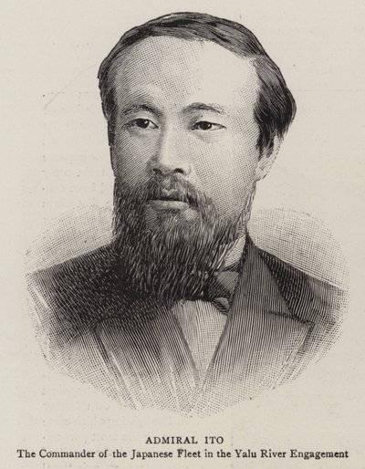 Admirał Ito (Grawerowanie) autorstwa English School