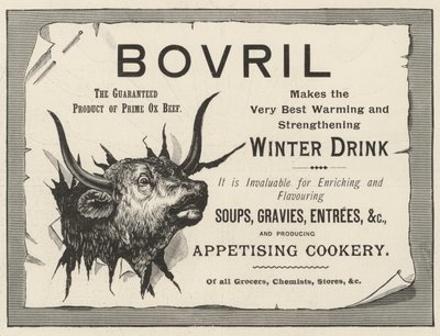 Reklama, Bovril (grawerowanie) autorstwa English School