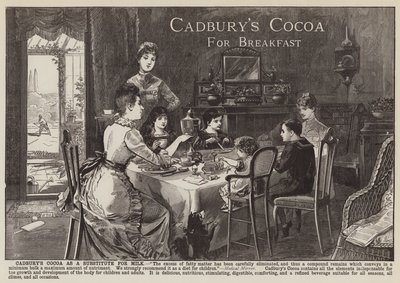 Reklama, Kakao Cadbury (grawerowanie) autorstwa English School