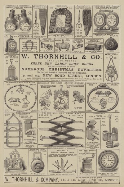 Reklama, W Thornhill and Company (grawerowanie) autorstwa English School