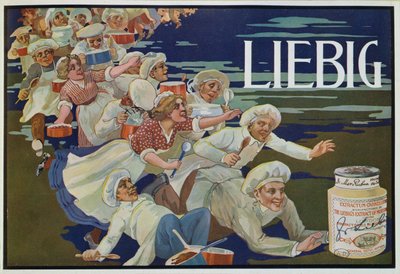 Reklama dla Liebig autorstwa English School
