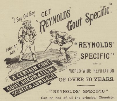 Reklama dla konkretnego Reynoldsa (grawerowanie) autorstwa English School