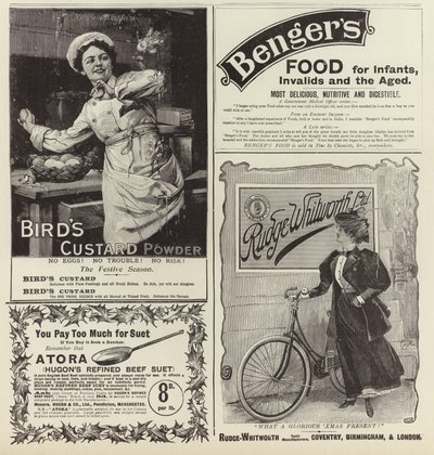 Rozprzestrzeniła się reklama z The Graphic Christmas Numer 1896 autorstwa English School