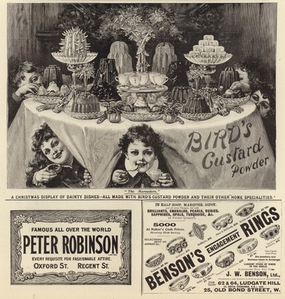 Rozprzestrzeniła się reklama z The Graphic Christmas Numer 1897 autorstwa English School