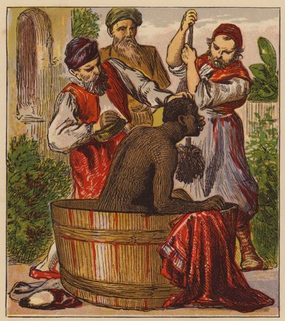 Bajki Ezopa: Blackamoor (kolor lito) autorstwa English School