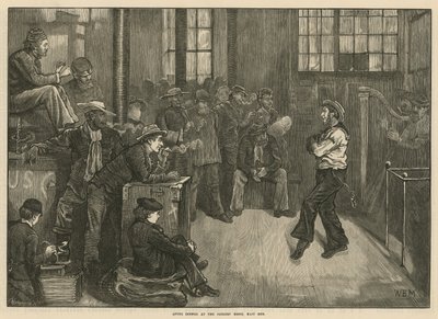 Po kolacji w Sailors Home, East End, Londyn autorstwa English School