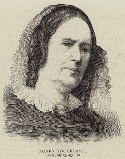 Agnes Strickland (grafika) autorstwa English School