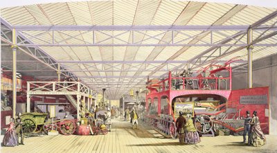 Rolnictwo, z Dickinsons Comprehensive Pictures of the Great Exhibition of 1851, opublikowany 1854 autorstwa English School