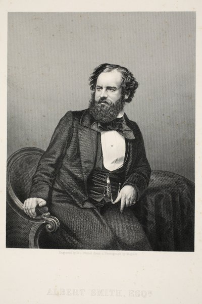 Albert Smith, Esq., pub. C. 1850 (rycina) autorstwa English School