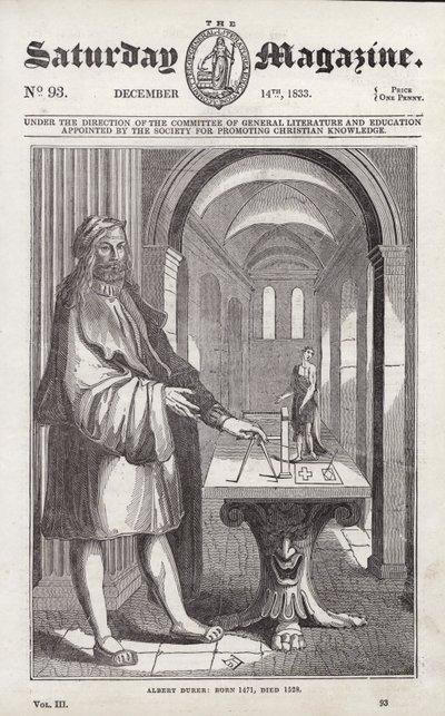 Albert lub Albrecht Durer (grafika) autorstwa English School
