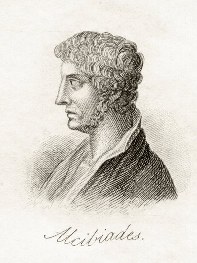 Alcibiades Cleiniou Scambonides، د کرب د تاریخي قاموس څخه، په 1825 کې خپور شو autorstwa English School