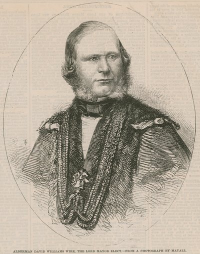 Radny David Williams Wire, burmistrz elekt autorstwa English School