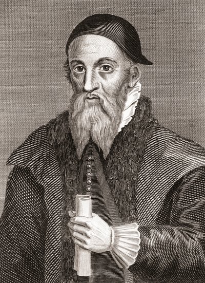 Aleksander Erskine z Gogar, ok. 1521-1592. Szkocki pan i opiekun Jakuba VI ze Szkocji na zamku Stirling. Z Iconographia Scotica lub Portraits of Illustrious Persons of Scotland, opublikowane 1797. autorstwa English School