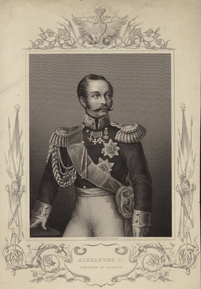 Aleksander II Rosji autorstwa English School