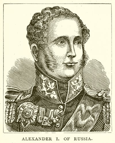 Aleksander I z Rosji autorstwa English School