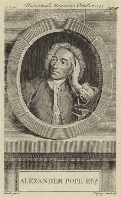 Aleksander Papież, Esquire autorstwa English School