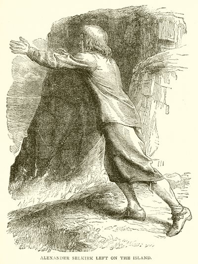 Alexander Selkirk wyjechał na wyspę autorstwa English School
