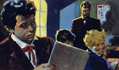 Aleksander był uczony przez swojego surowego dziadka i zainteresował się mową autorstwa English School