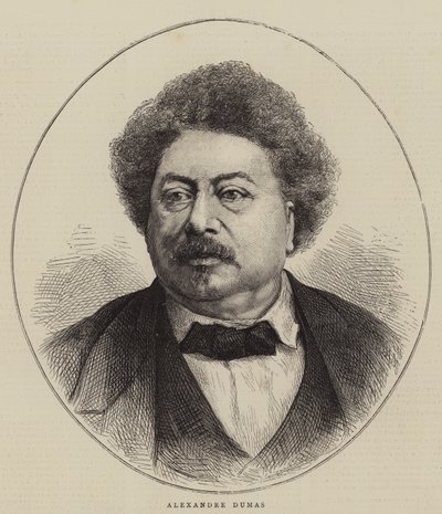 Alexandre Dumas (rycina) autorstwa English School