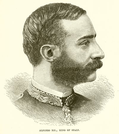 Alfons XII, król Hiszpanii autorstwa English School