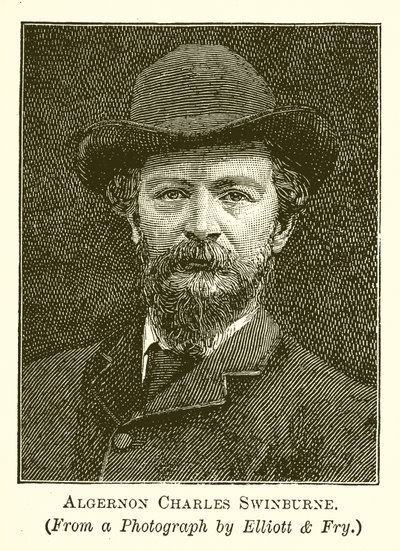 Algernon Charles Swinburne autorstwa English School