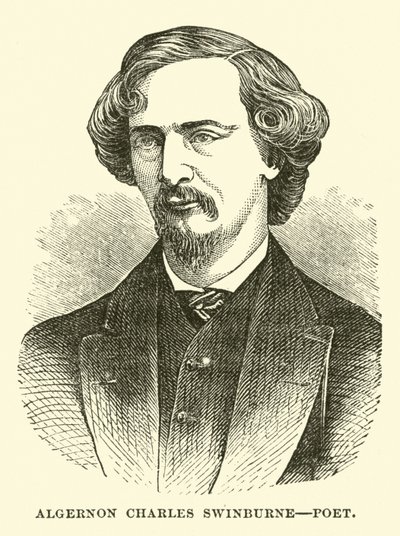 Algernon Charles Swinburne, poeta autorstwa English School