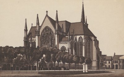 Kościół Wszystkich Świętych, Leamington (litografia) autorstwa English School