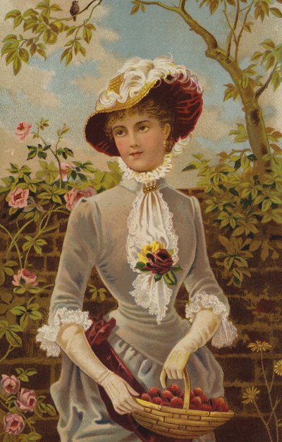Wszystko na targach ogrodniczych (chromolitho) autorstwa English School