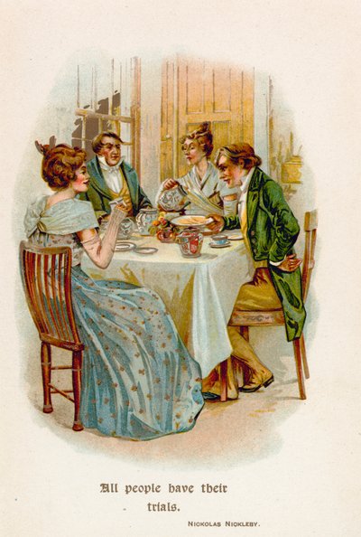 Wszyscy ludzie mają swoje próby. Nicolas Nickleby autorstwa English School