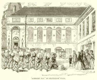 Dzień Almanachu w Stationers Hall autorstwa English School