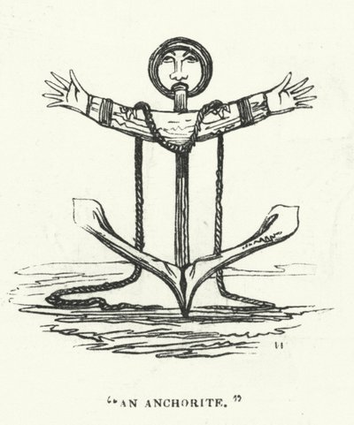 Anchoryt (grawerunek) autorstwa English School