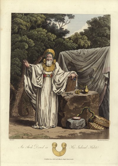 Arcydruid w habitacie sędziowskim autorstwa English School