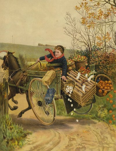 Niefortunne zdenerwowanie (chromolitho) autorstwa English School