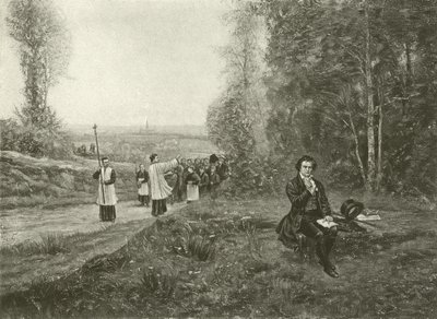 Anegdota o Beethovenie (wklęsłodruk) autorstwa English School