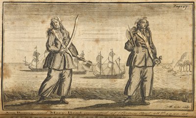 Ann Bonny i Mary czytają piratów autorstwa English School