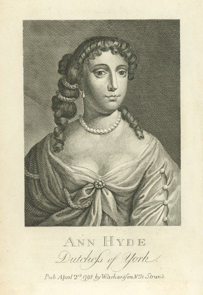 Ann Hyde, księżna Yorku autorstwa English School