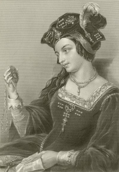 Anna Boleyn, druga żona króla Henryka VIII autorstwa English School