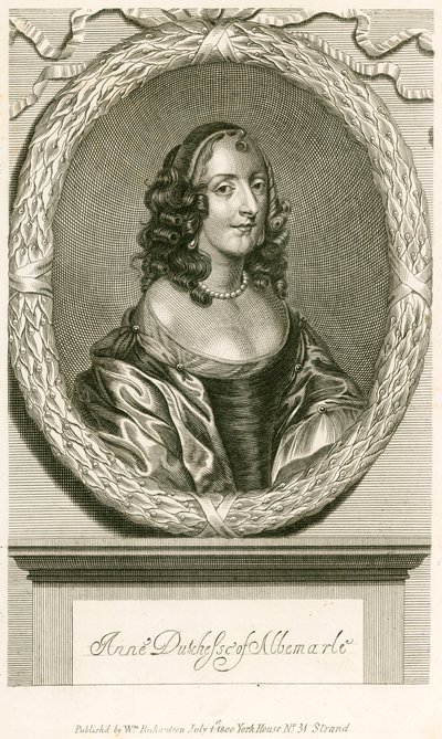 Anna Księżna Albemarle autorstwa English School