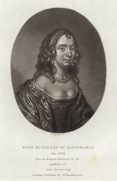 Anna Księżna Albemarle autorstwa English School