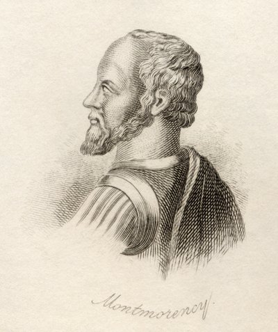 Anne de Montmorency, ze „Słownika historycznego Crabba”, opublikowanego w 1825 r. autorstwa English School