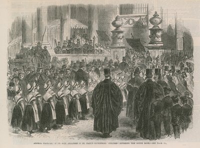 Coroczny Festiwal Dzieci Dobroczynności w katedrze św. Pawła autorstwa English School