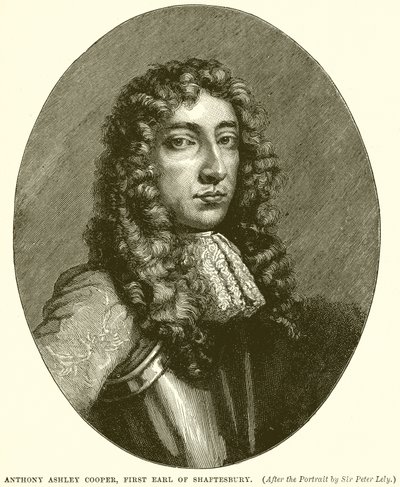 Anthony Ashley Cooper, pierwszy hrabia Shaftesbury autorstwa English School